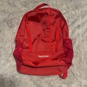 Red Supreme Backpack (SS18)